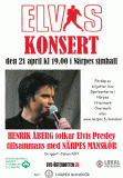 Reklamen inför Elvis-Konserten